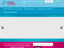 Tablet Screenshot of gardeconfort.ca